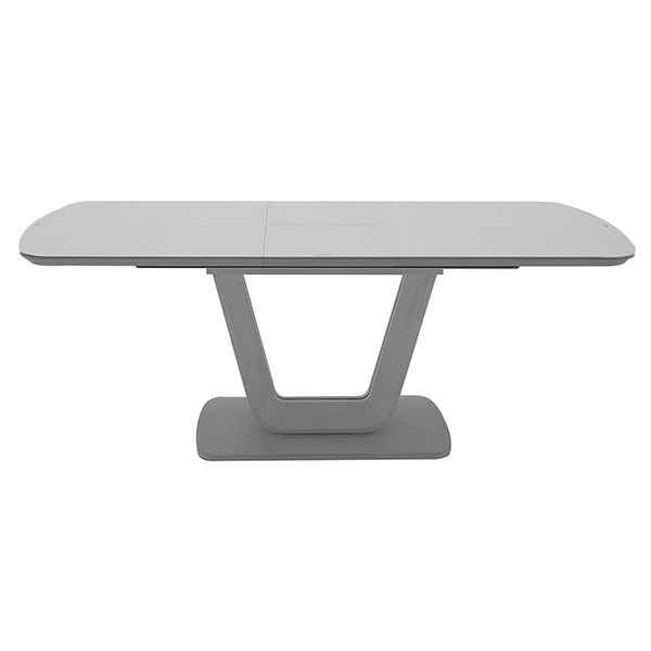 Oakwood Vida Living Lazzaro 160cm Ext Light Grey Matt Dining Table
