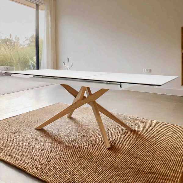 Oakwood Argo Ceramic Extending Table