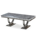 Oakwood Arianna Mixed Grey Marble Top Coffee Table