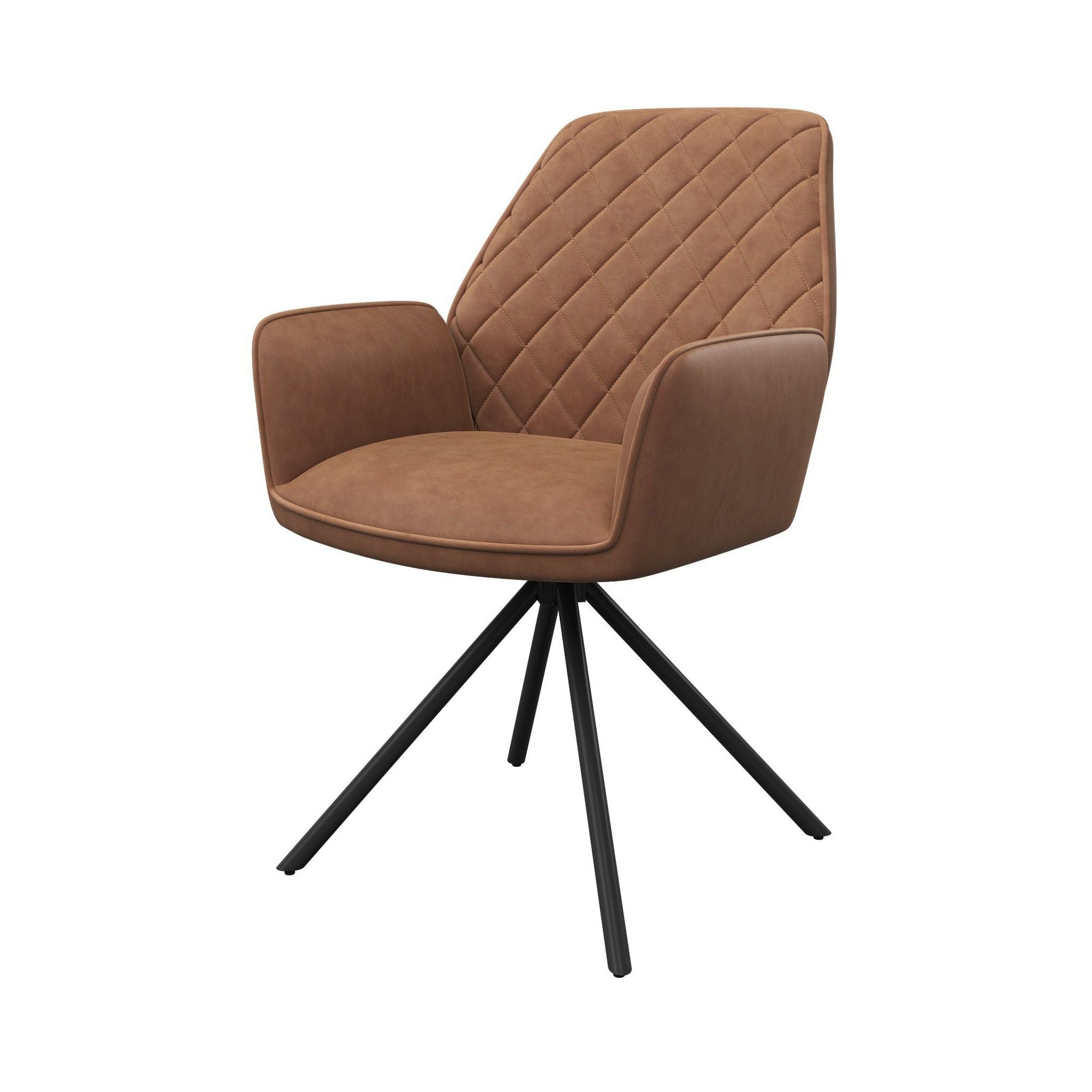 Oakwood Alessio Oak Effect Ceramic Extending Round Dining Table with 4 Lina Chairs