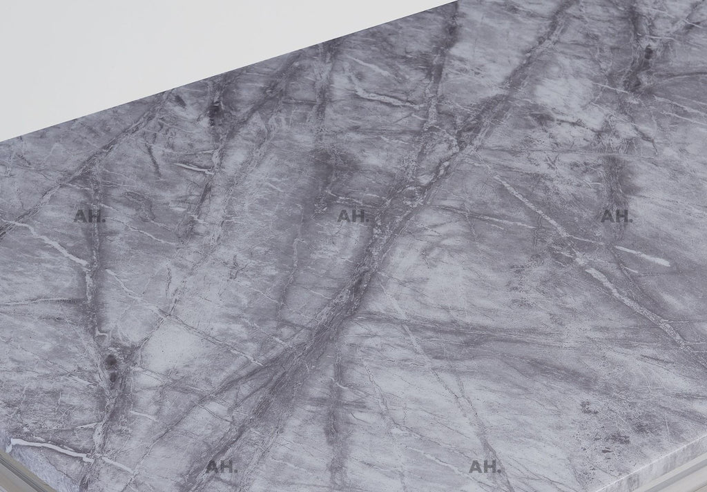 Oakwood Liyana 1.8M Grey Marble Top Dining Table with Liyana Chairs