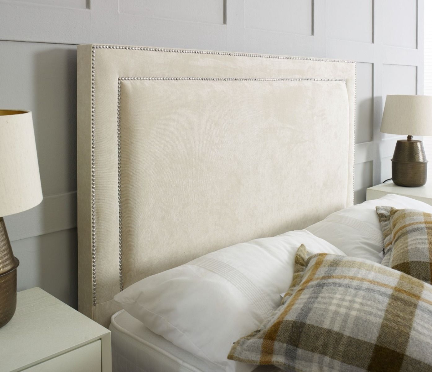 Oakwood Vienna Fabric Upholstered Bed Frame