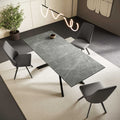 Oakwood Azira Ceramic Extending Dining Table Set