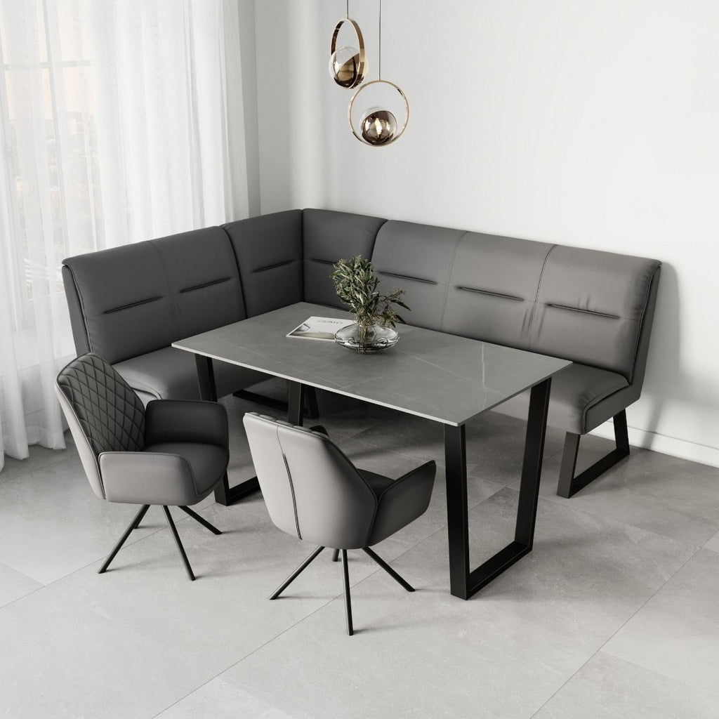 Oakwood Cerella Matte Ceramic Dining Table in Grey or White