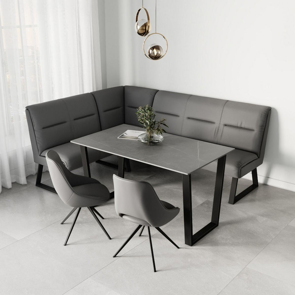 Oakwood Cerella Matte Ceramic Dining Table in Grey or White
