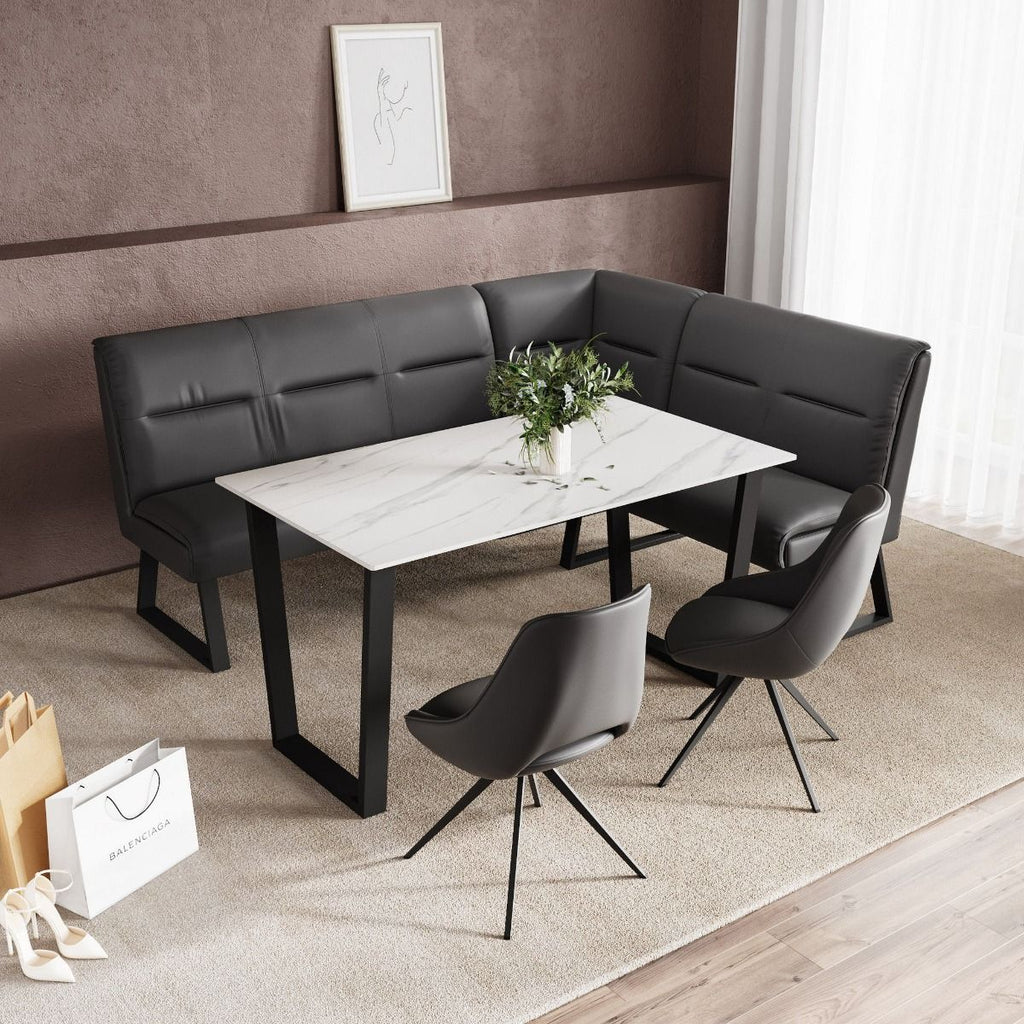 Oakwood Cerella Matte Ceramic Dining Table in Grey or White