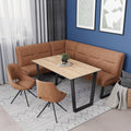 Oakwood Cerella Oak Effect Ceramic Dining Table