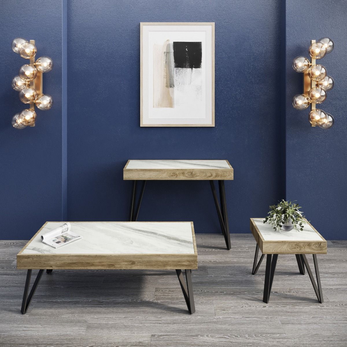 Oakwood Valkin Ceramic Side Table