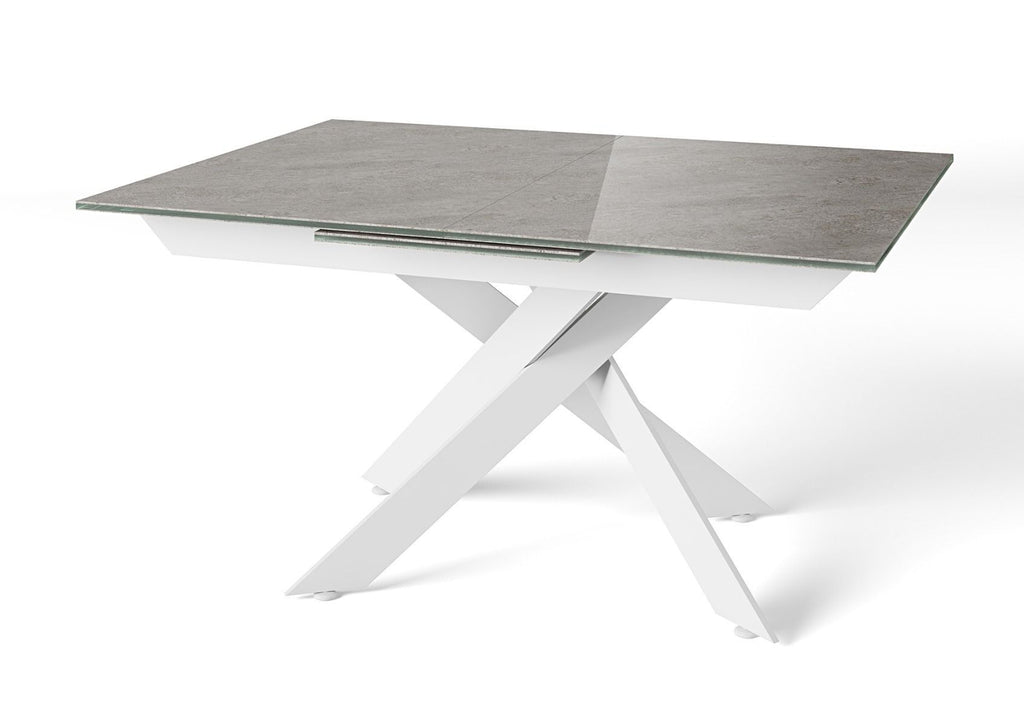 Oakwood Luxor Matte Ceramic Extending Dining Table