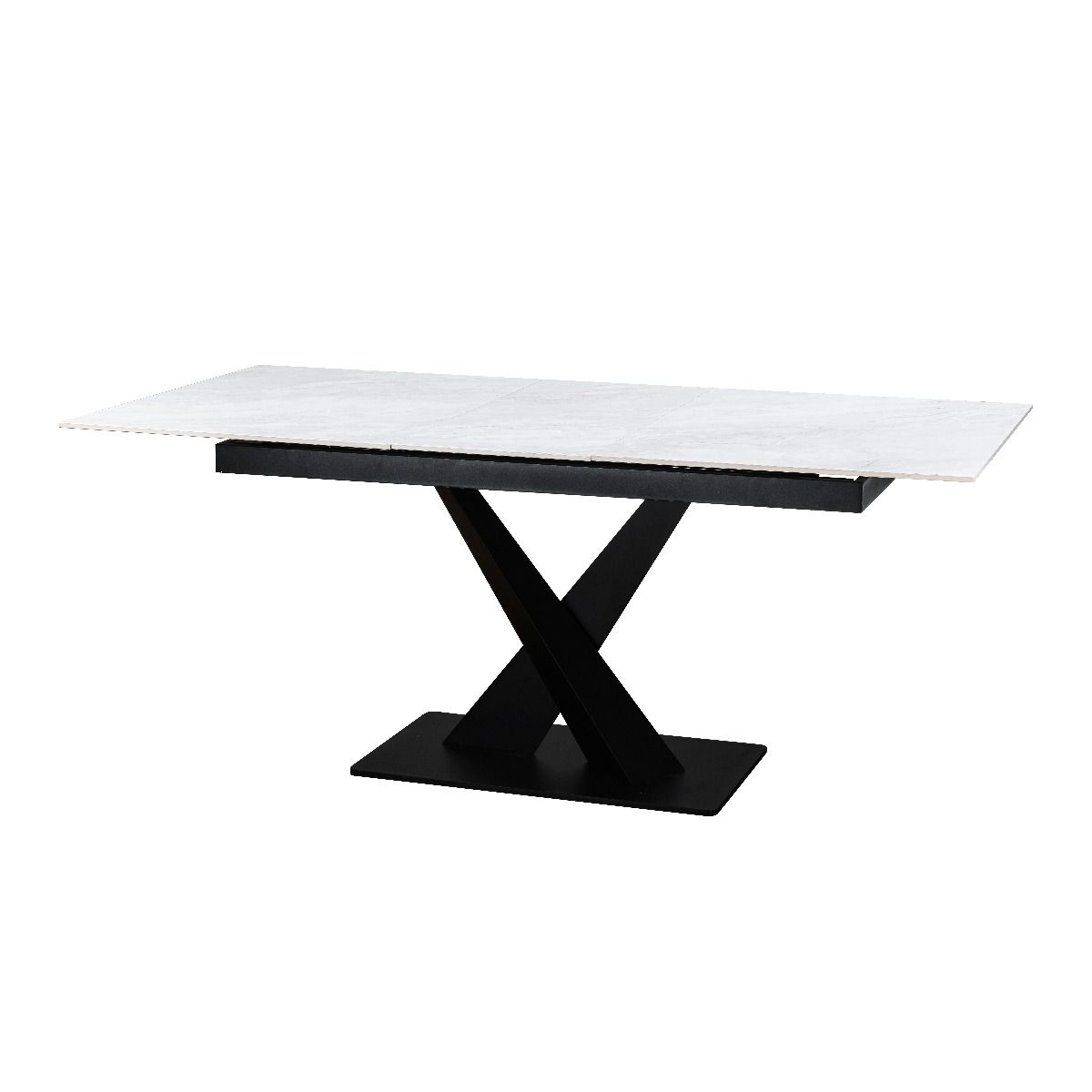 Oakwood Renard Ceramic Pearla Grey 140/180 Extending Dining Table Set
