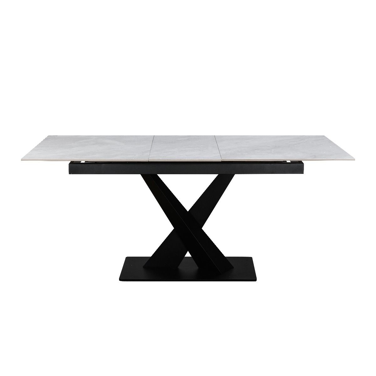 Oakwood Renard Ceramic Pearla Grey 140/180 Extending Dining Table Set