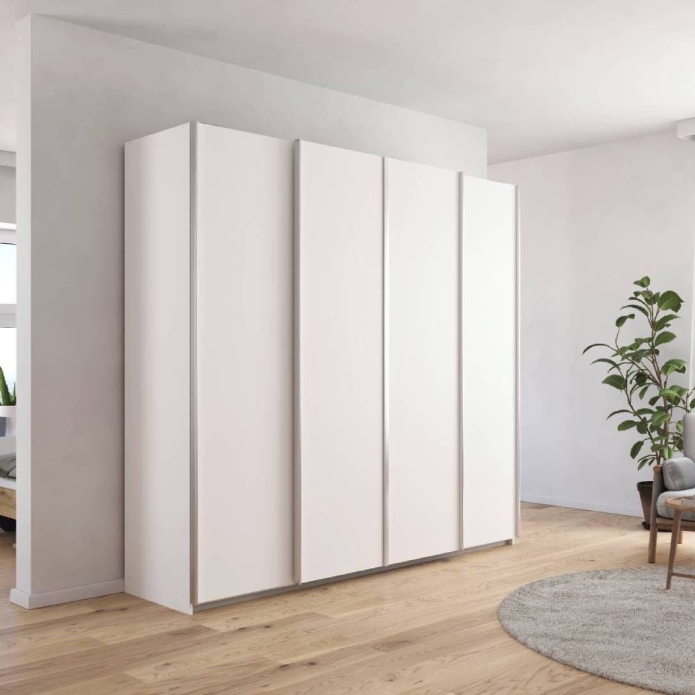 Oakwood Rauch Altera White 4 Door Sliding Wardrobe