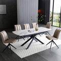Oakwood Linara Ceramic Extending Dining Table Set