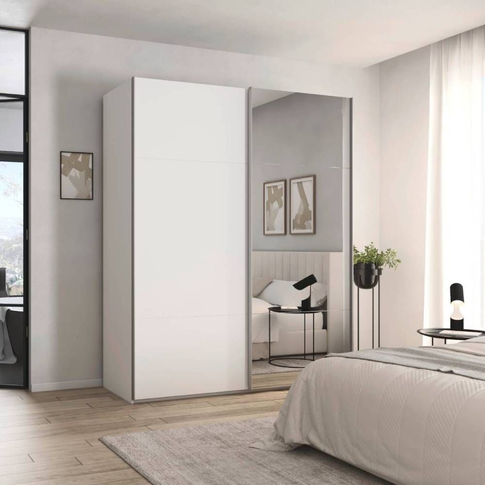 Oakwood Rauch Contido 2 Door Sliding Wardrobe With Mirror