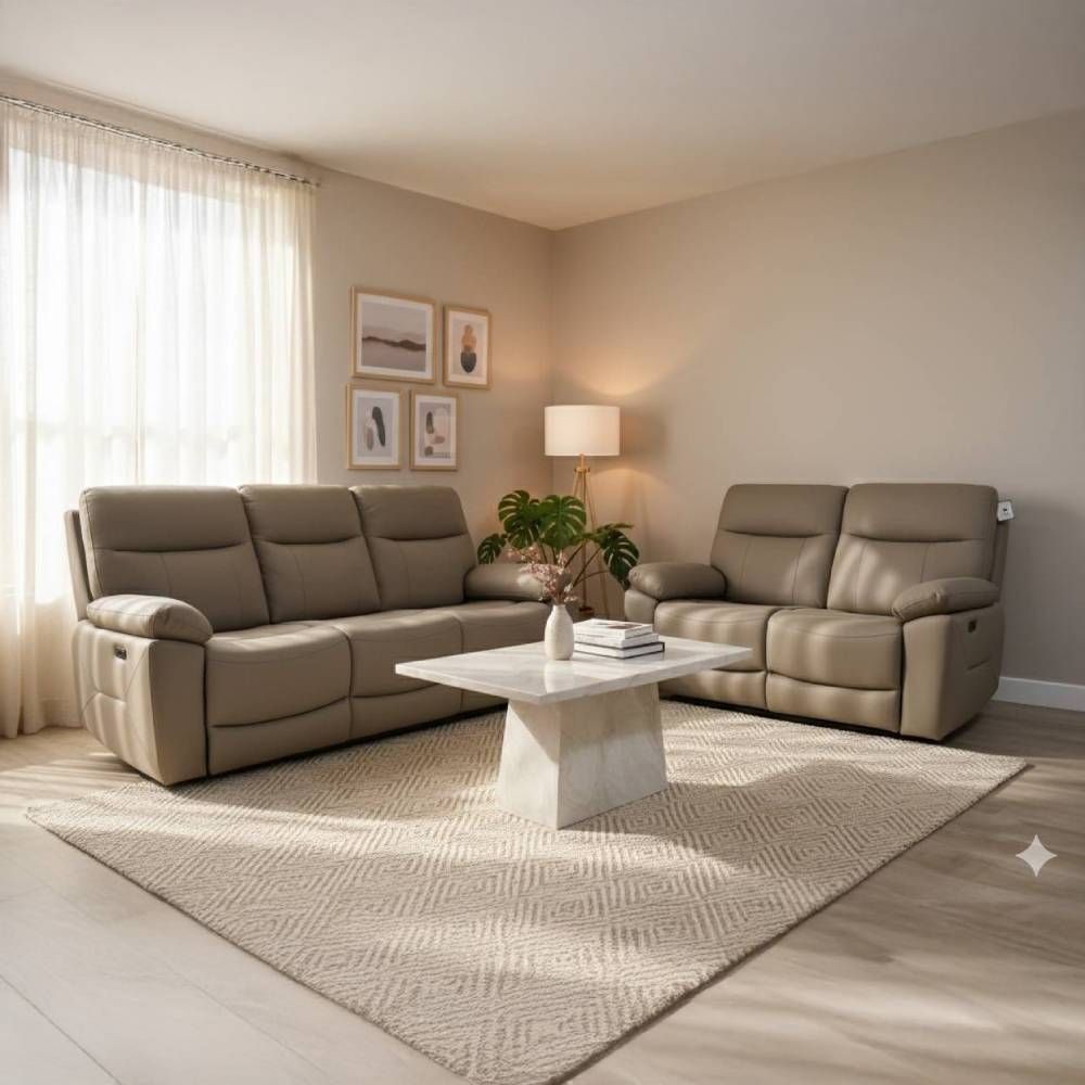 Oakwood Solstice Power Recliner Sofa Set