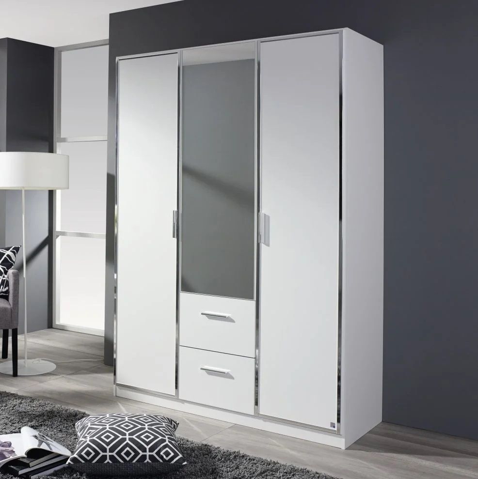 Oakwood Rauch Marl Alpine White Combi Wardrobe