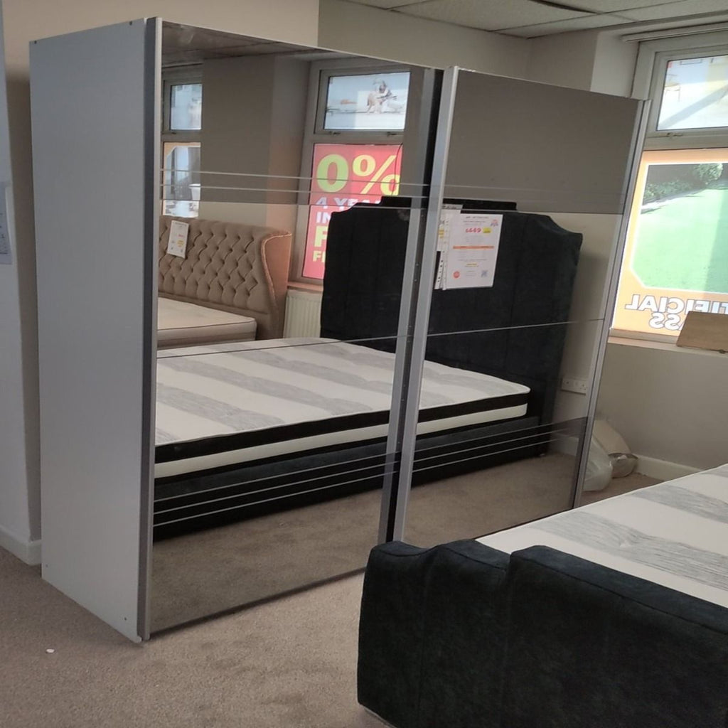 Oakwood Rauch Koblenz Full Mirror Sliding Door Wardrobe