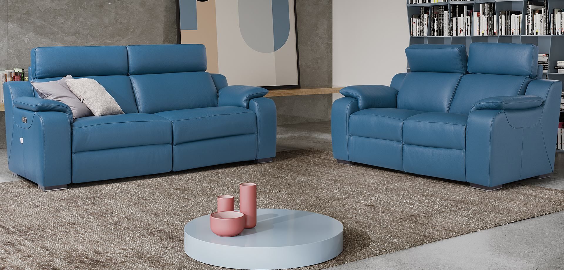 Oakwood Newtrend Concepts Moderno Collection MIA - 3 Seater Sofa
