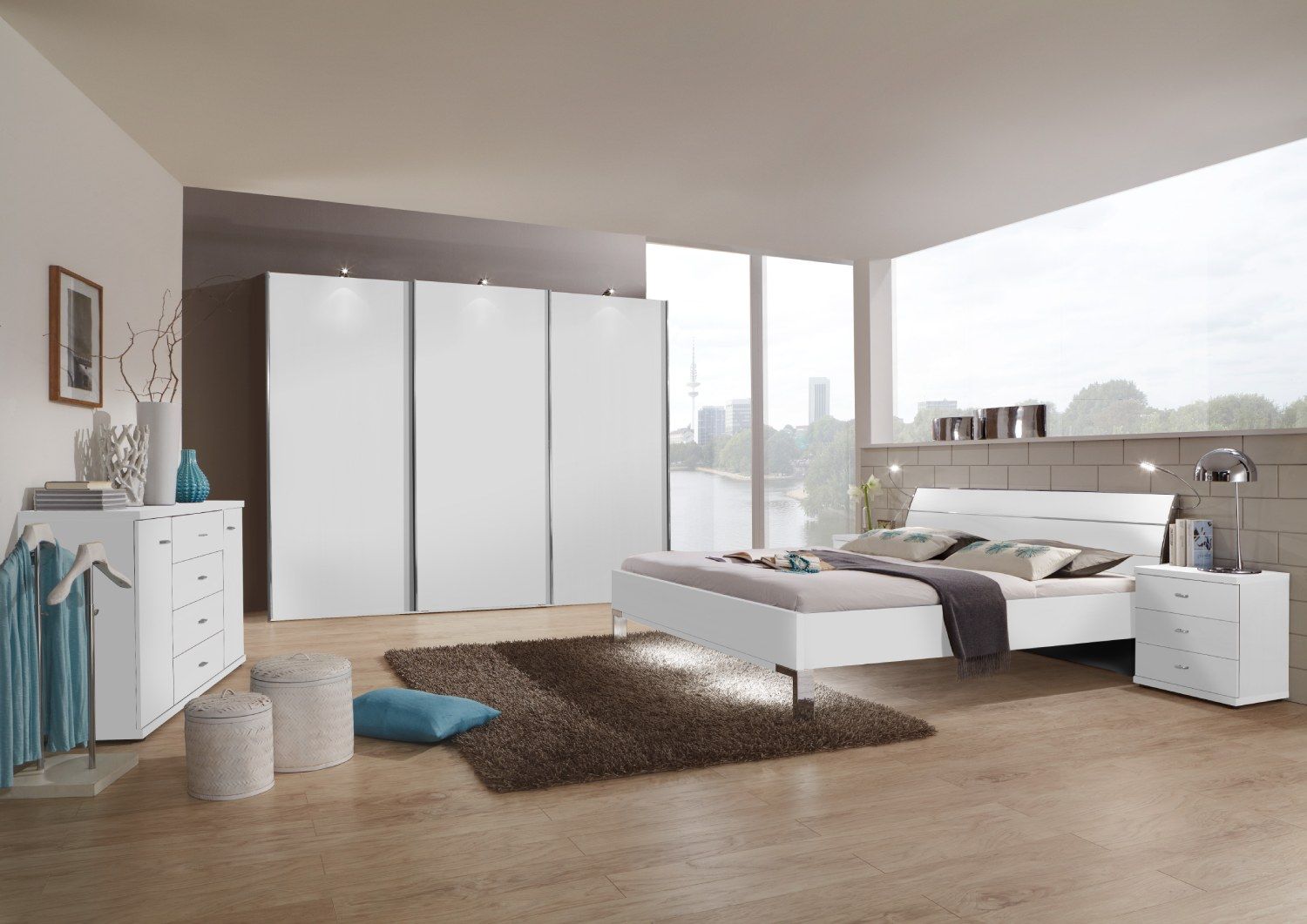 Oakwood Wiemann Miami 3 Sliding Door Wardrobe