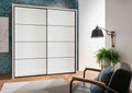 Oakwood Wiemann Miami Plus White Glass Sliding Door Wardrobe