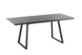 Oakwood Michigan 1.4m (+0.4m) Extending Dining Table - Grey Oak Finish