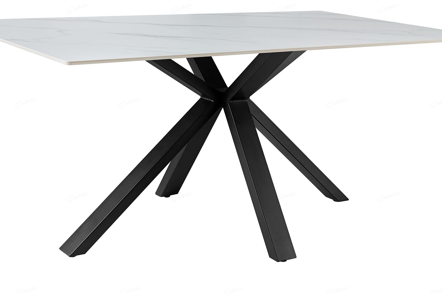 Oakwood Milana Extending Cross Leg Table