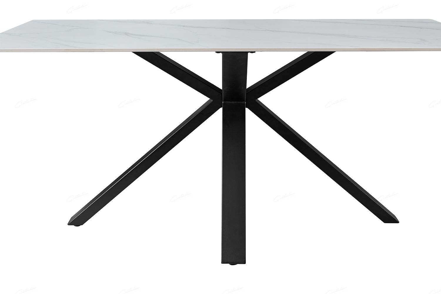 Oakwood Milana Extending Cross Leg Table
