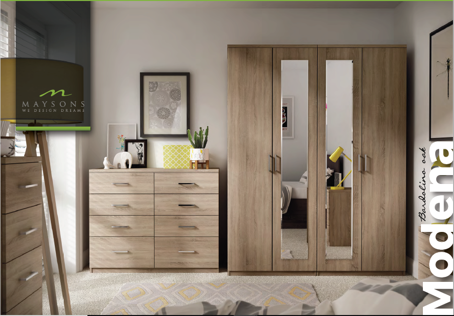 Oakwood Maysons Modena Bedroom Furniture Range