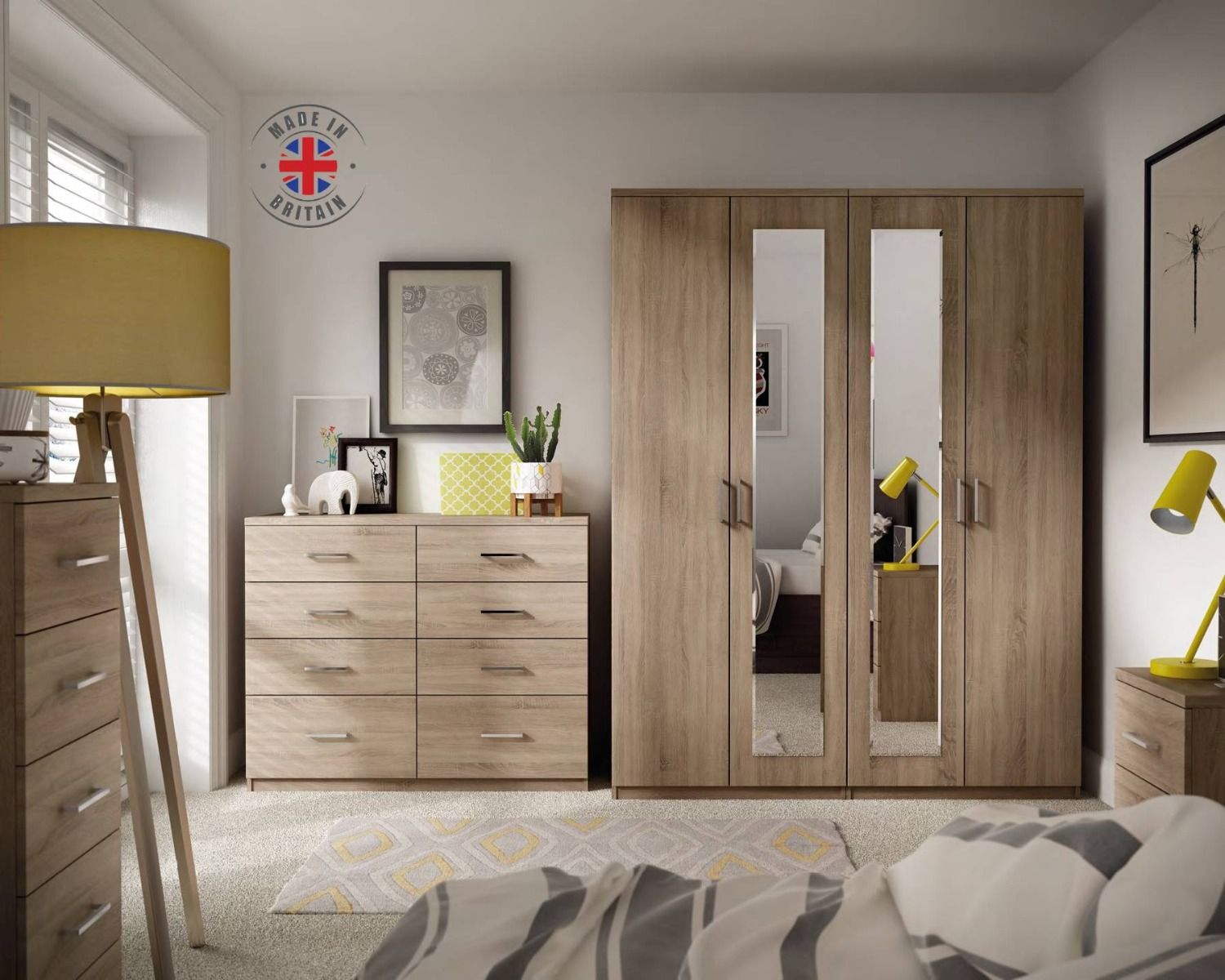 Oakwood Maysons Modena Bedroom Furniture Range