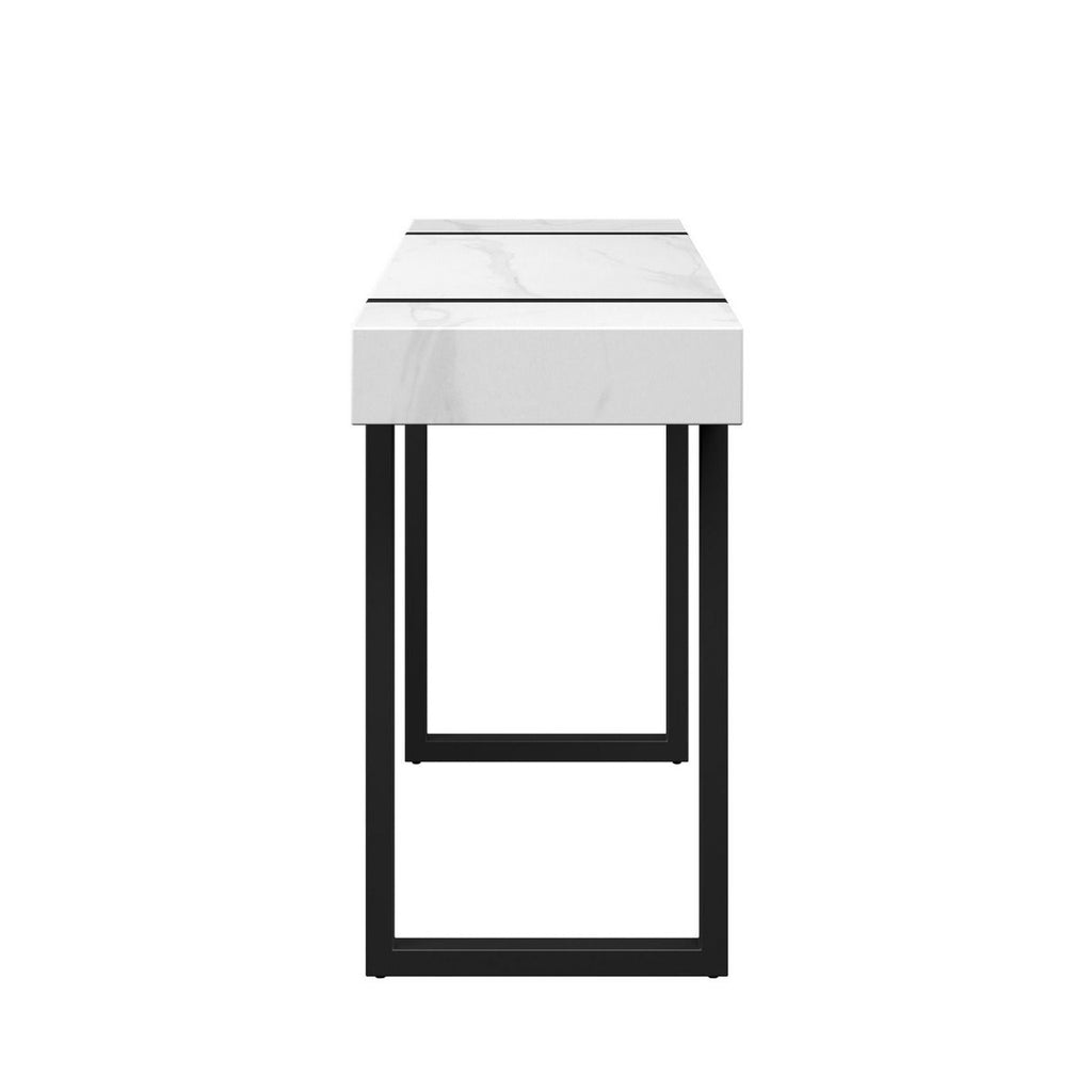 Oakwood Alpex Marble Effect Console Table