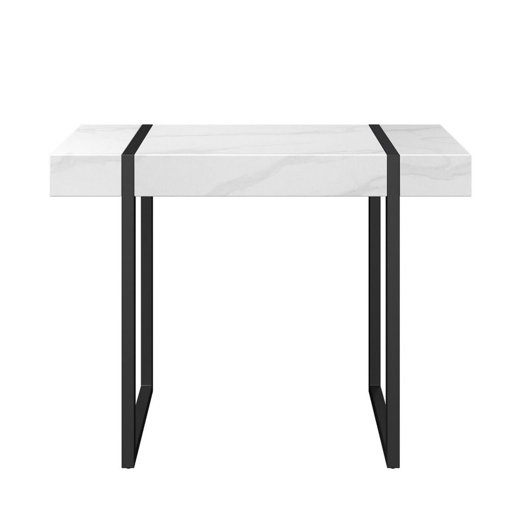 Oakwood Alpex Marble Effect Console Table