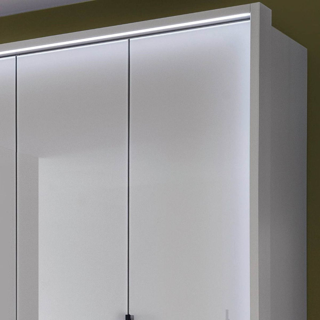 Oakwood Wiemann "Monaco1000" Pebble Grey Hinged Door Combi Wardrobe