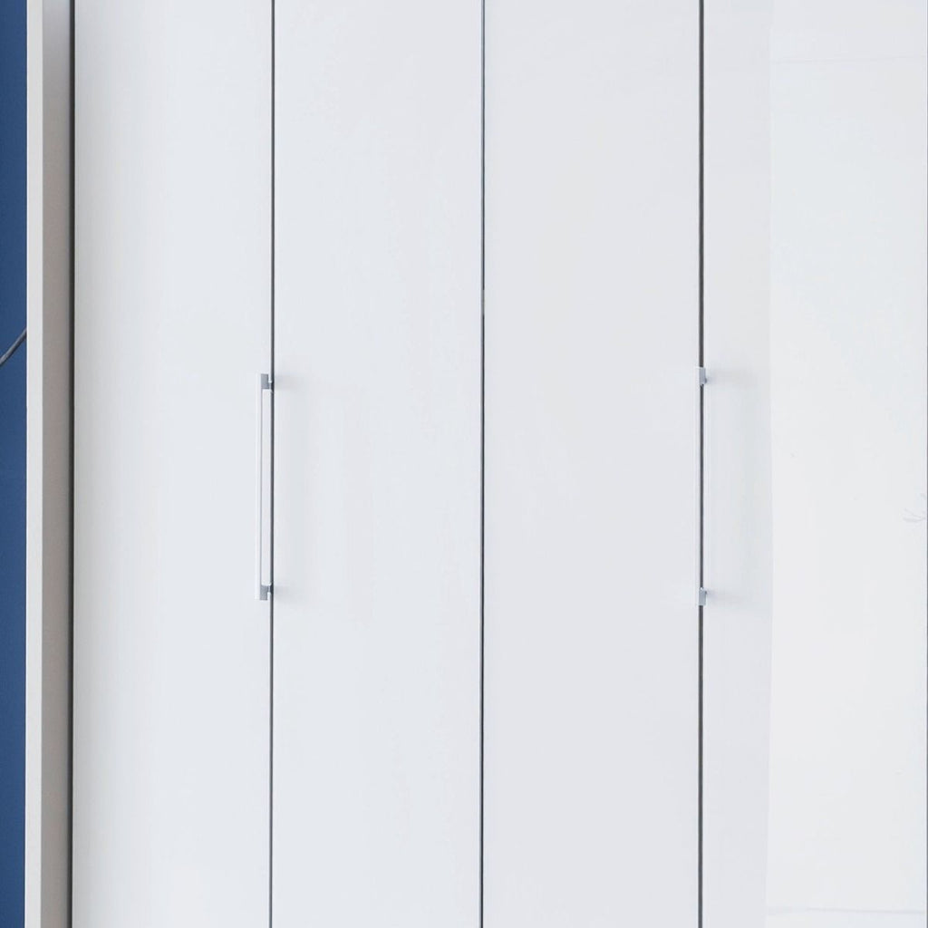 Oakwood Wiemann "Monaco 2000" White Bi-Folding Doors Wardrobe - 300CM