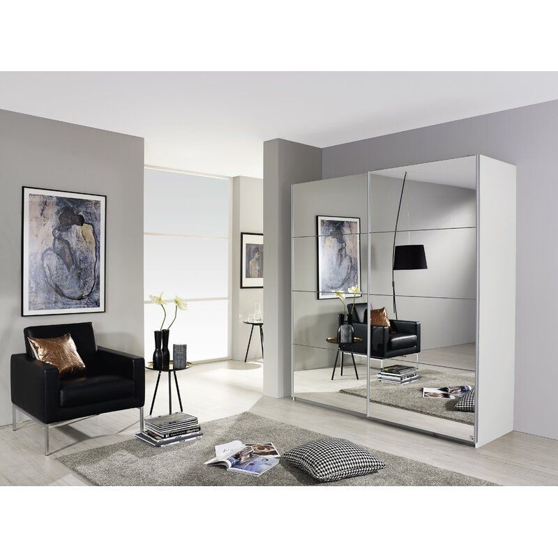Oakwood Rauch Subito Full Mirror 2 Sliding Door Wardrobe