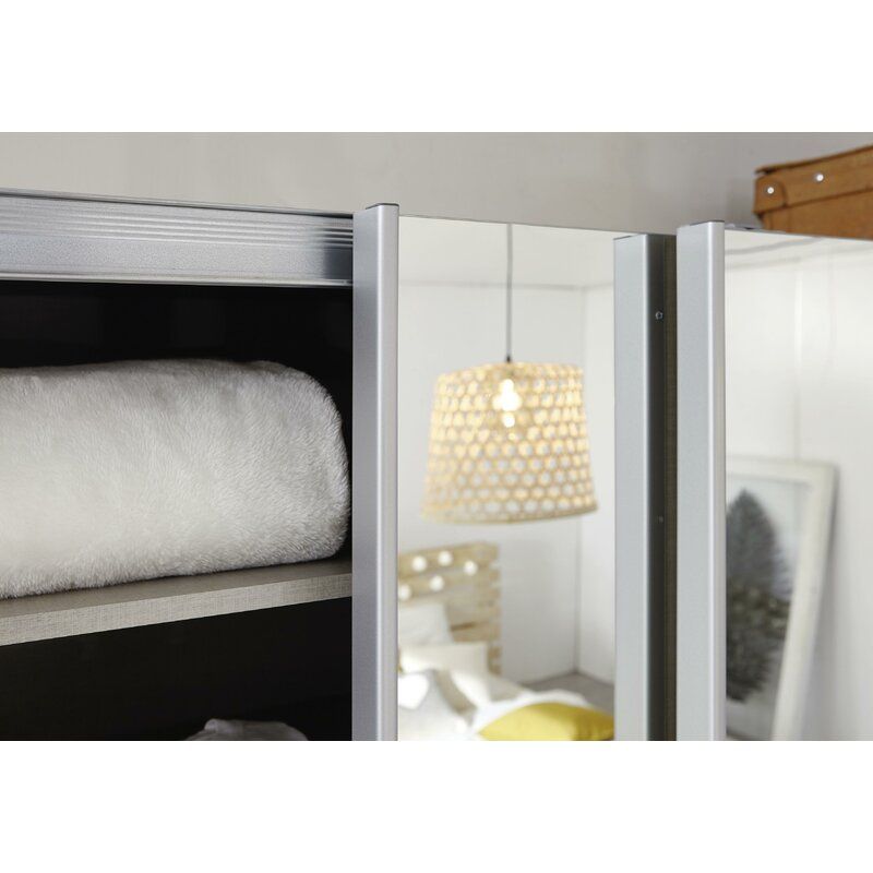 Oakwood Rauch Subito Full Mirror 2 Sliding Door Wardrobe