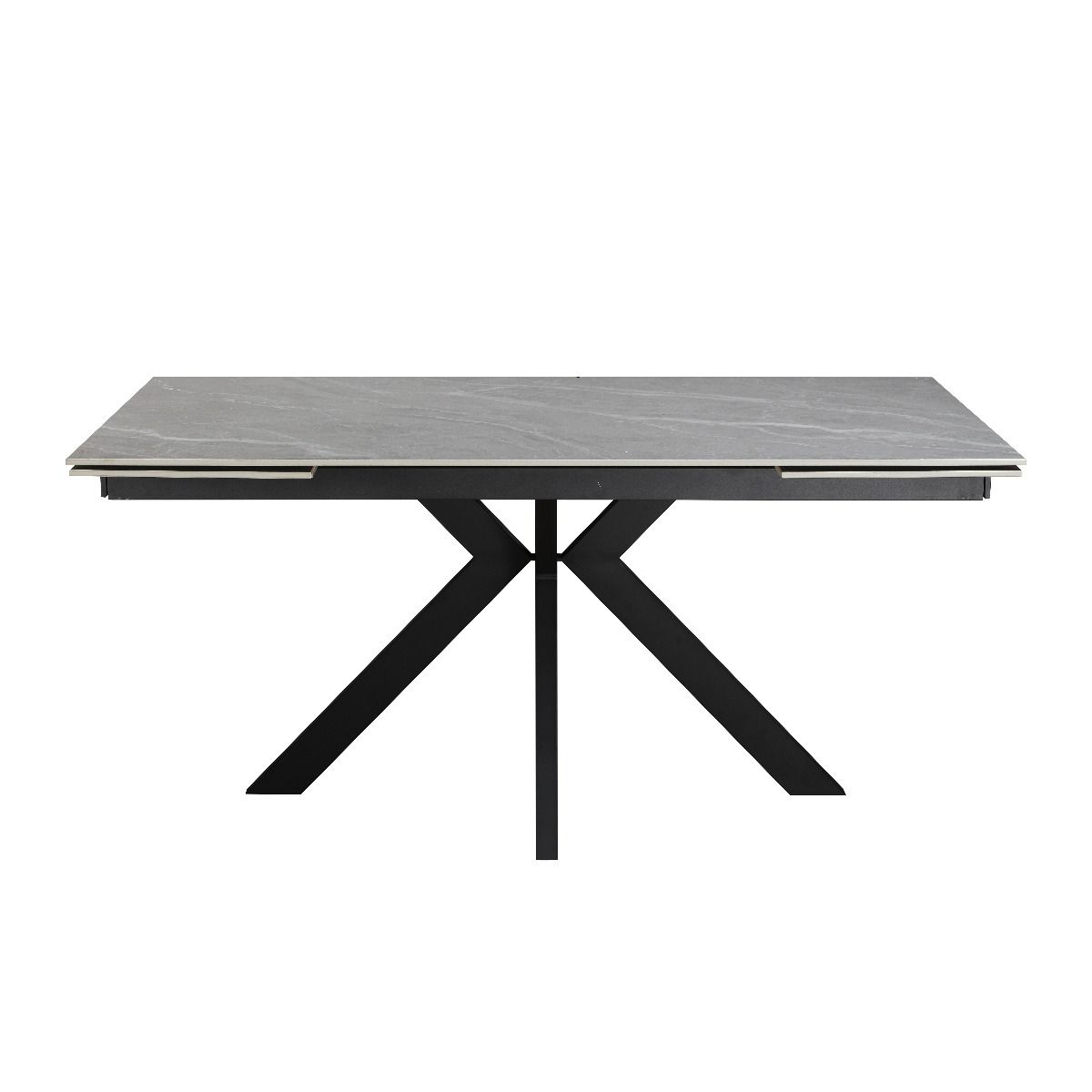 Oakwood Maven Ceramic Argento Grey 160-200-240cm Extending Dining Table