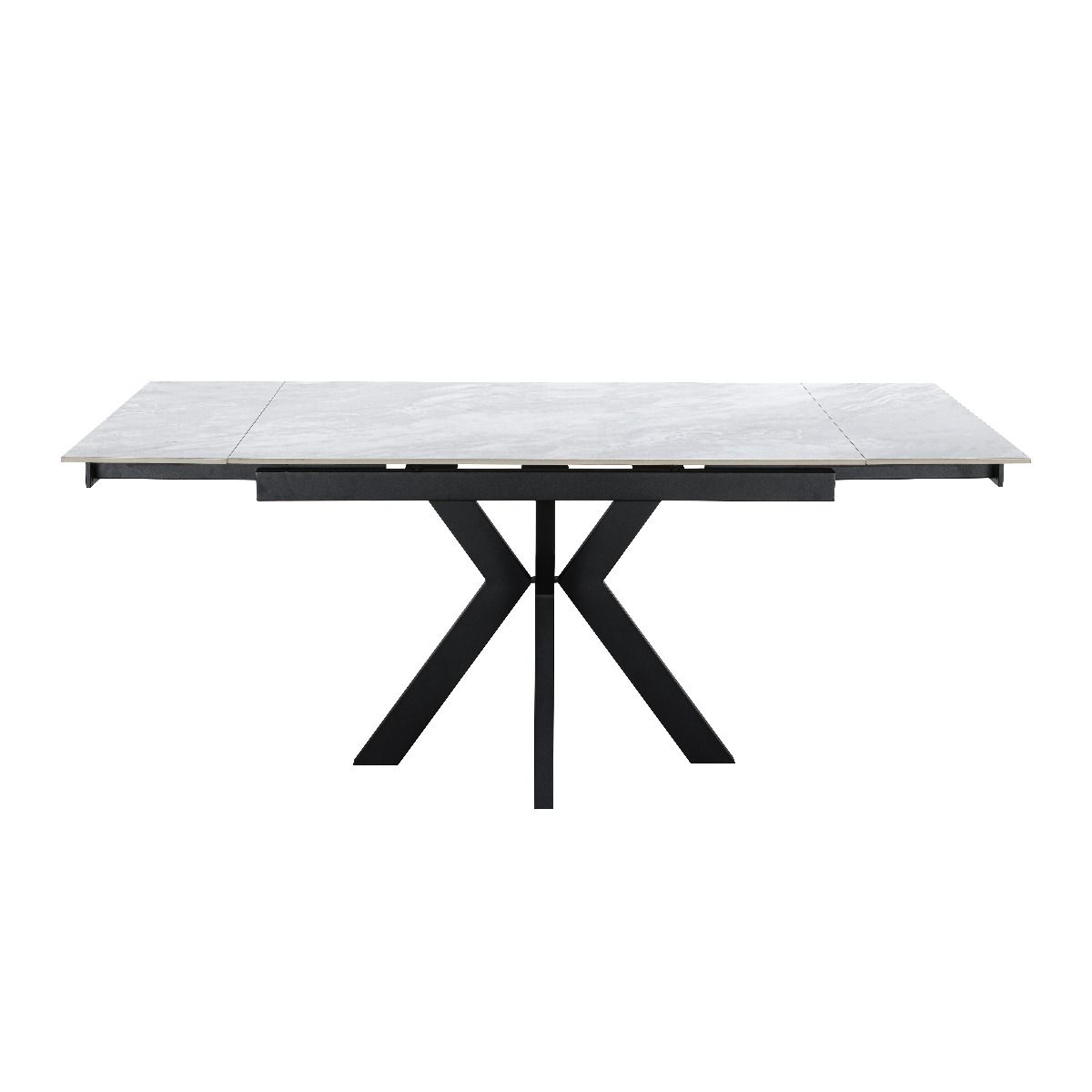 Oakwood Vilo Ceramic Pearla Grey 120/150/180cm Extending Dining Table Set