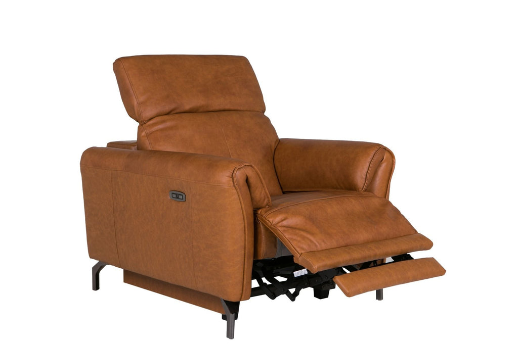 Oakwood Naples Leather Arm Chair-Available in 3 Colours