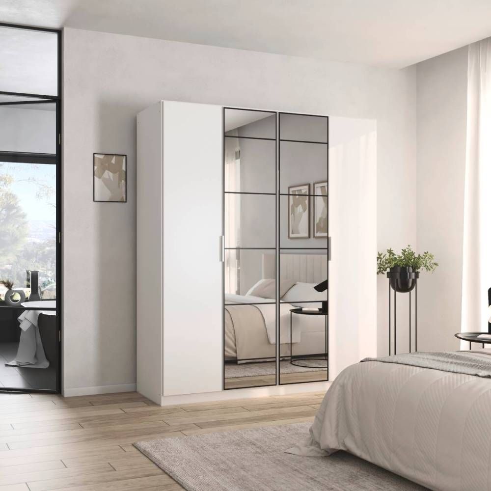 Oakwood Rauch Acero Alpine White Hinged Door Wardrobe