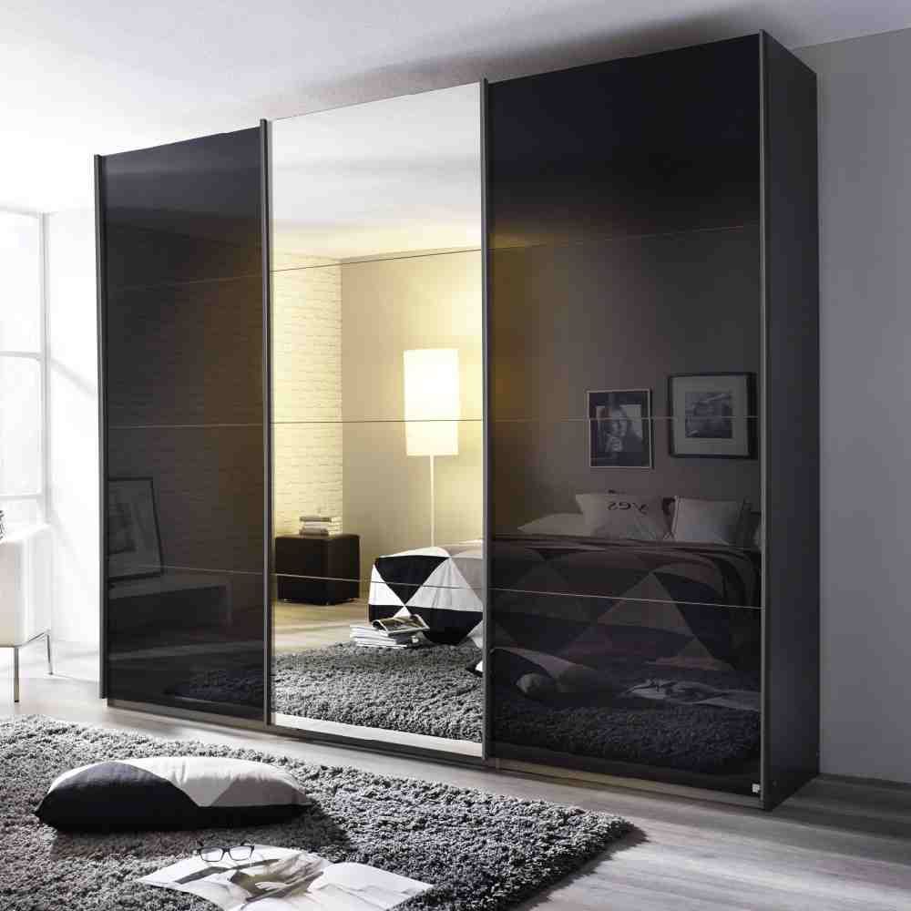 Oakwood Rauch Kulmbach Glass and Mirror Front 3 Sliding Door Wardrobe