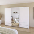Oakwood Rauch Elara Alpine White 3 door Sliding Wardrobe