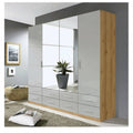 Oakwood Rauch Stuttgart 4 Door Artisan Oak Wardrobe With Drawers W181 x H210cm
