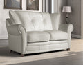 Oakwood Newtrend Concepts Classic Italian Supreme Leather Flame 3 Seater Sofa