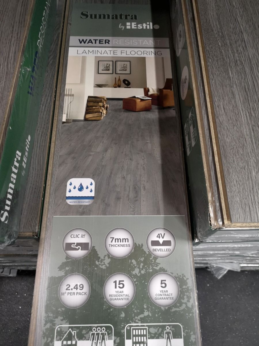 Oakwood Sumatra 7mm Laminate - Cool Grey