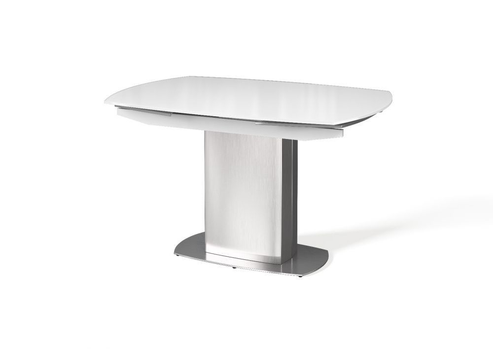Oakwood Oscar Grey Tempered Glass Swivel Dining Table Set
