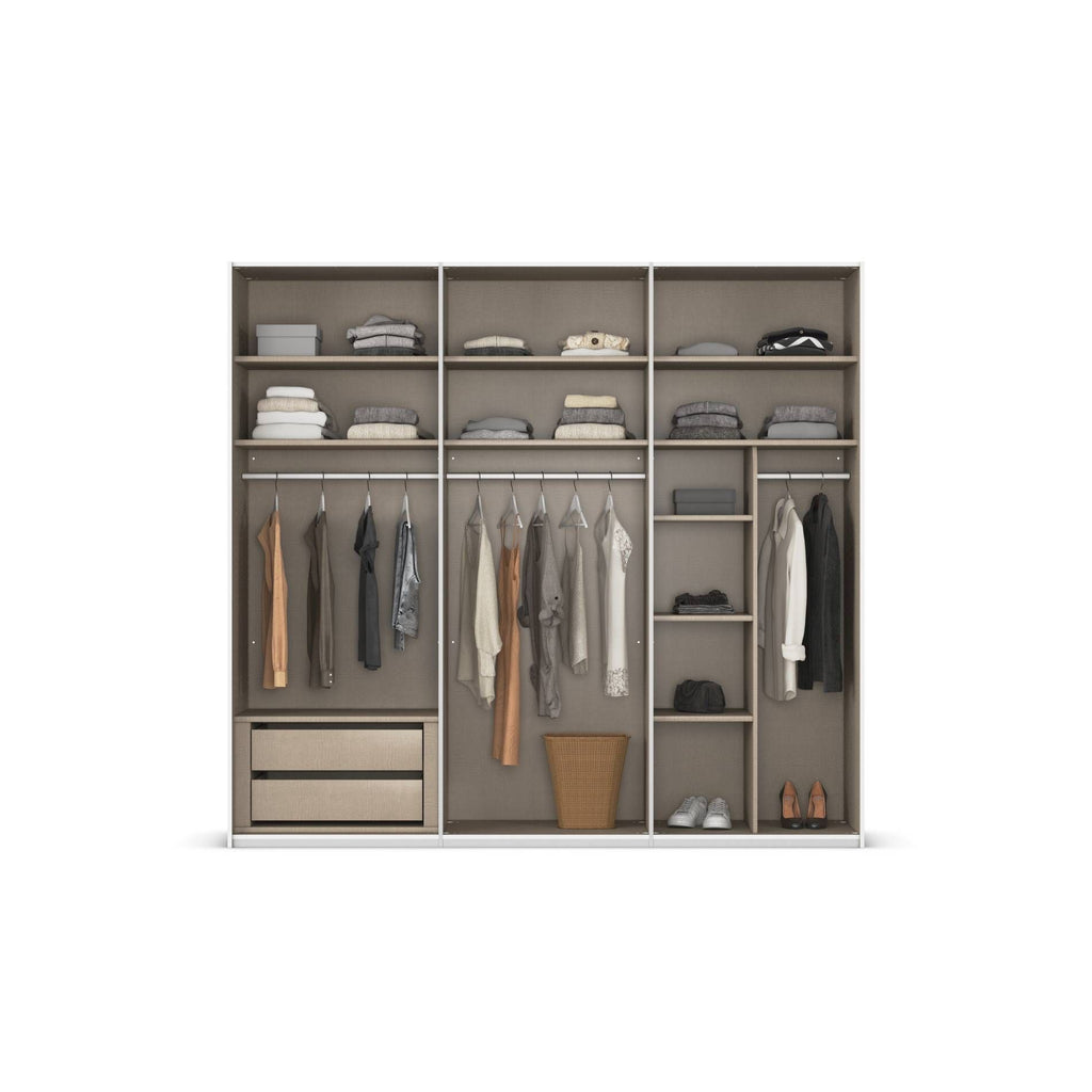 Oakwood Rauch Contido 3 Door Sliding Wardrobe