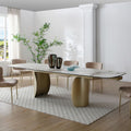 Oakwood Palazzo Italian Ceramic Extending Dining Table