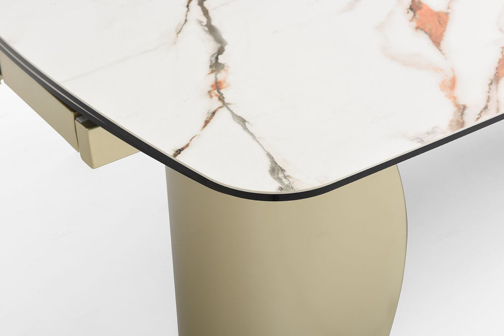 Oakwood Palazzo Italian Ceramic Extending Dining Table