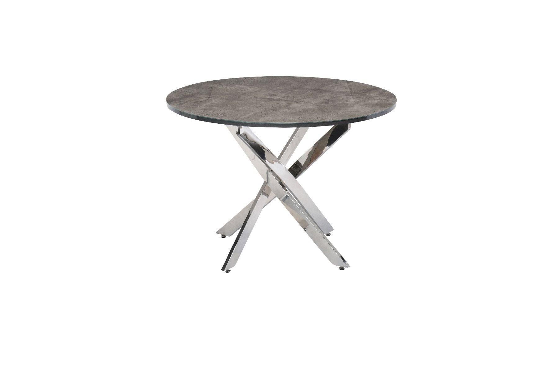 Oakwood Paris 1.07m Round Dining Table - Grey