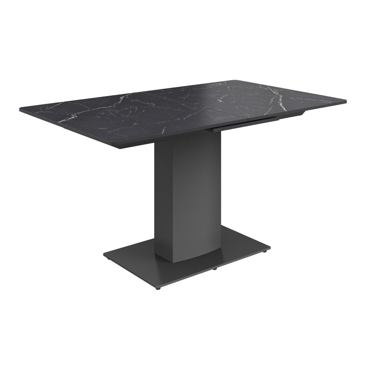 Oakwood Pavico Matte Ceramic Extending Dining Table Set